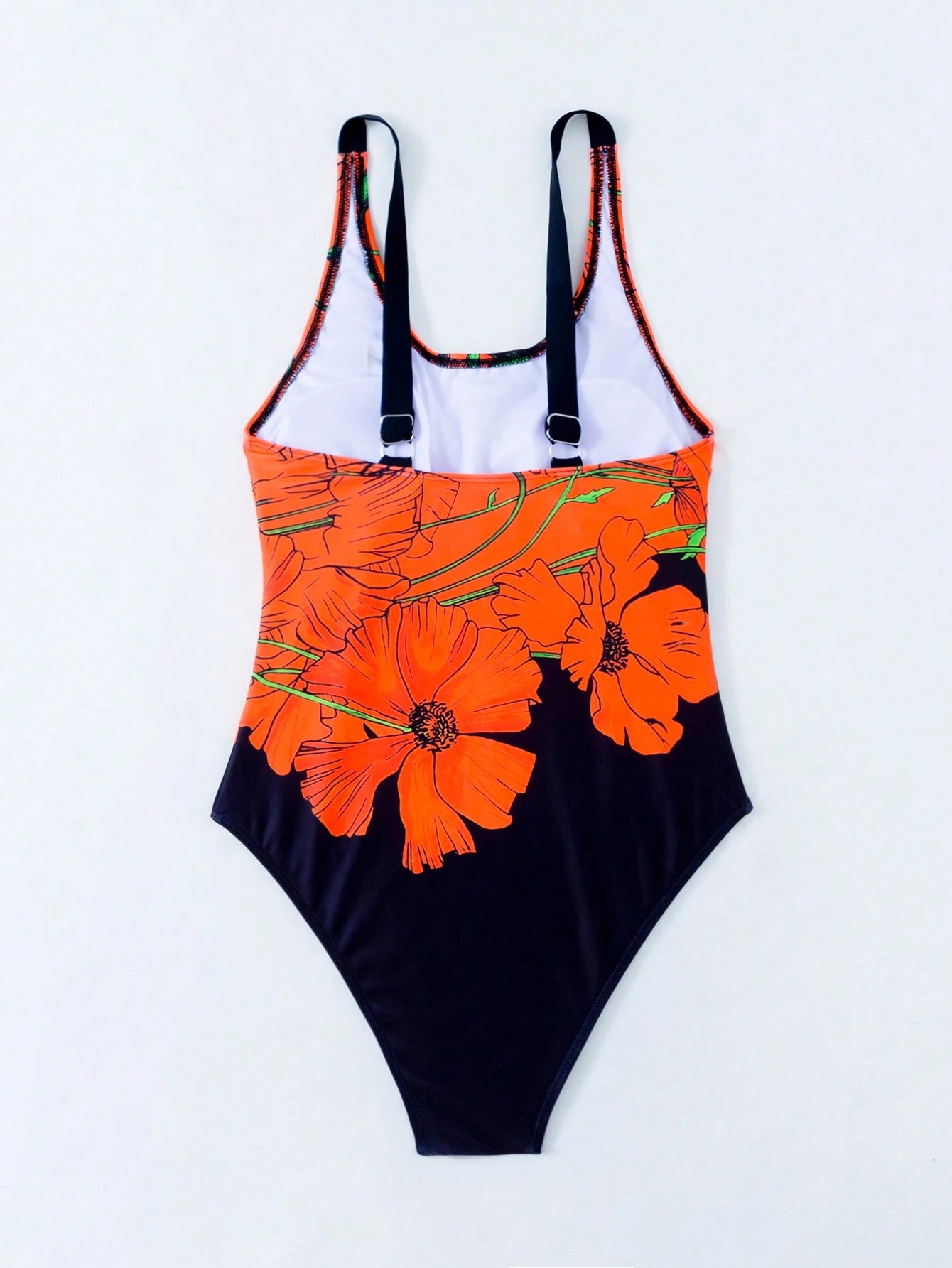 Maiô Floral Blocos de Cores Decote U - Eterna Vitrine - Foto 2